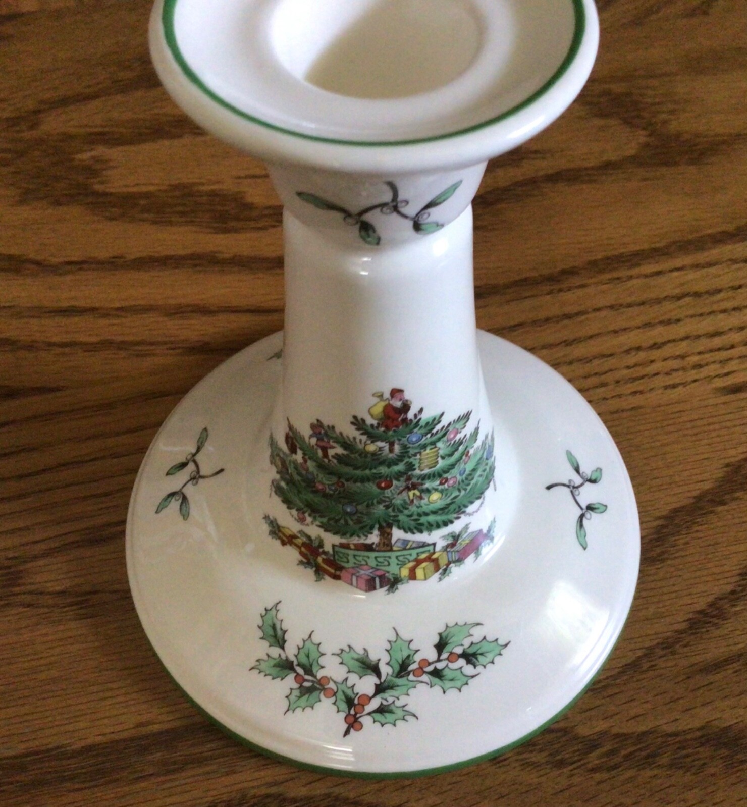 Lot of 3 Spode Christmas Tree Dishes, Candle Holder, Heart Shaped