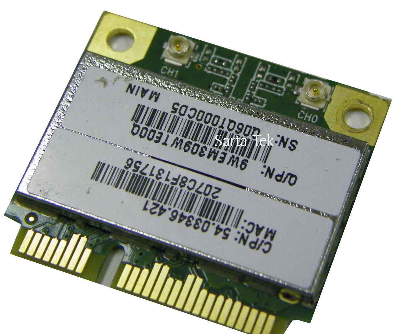  Quanta Microsystems EM309 802.11b/g/n PCI-E Half Atheros AR5B97 AR9287