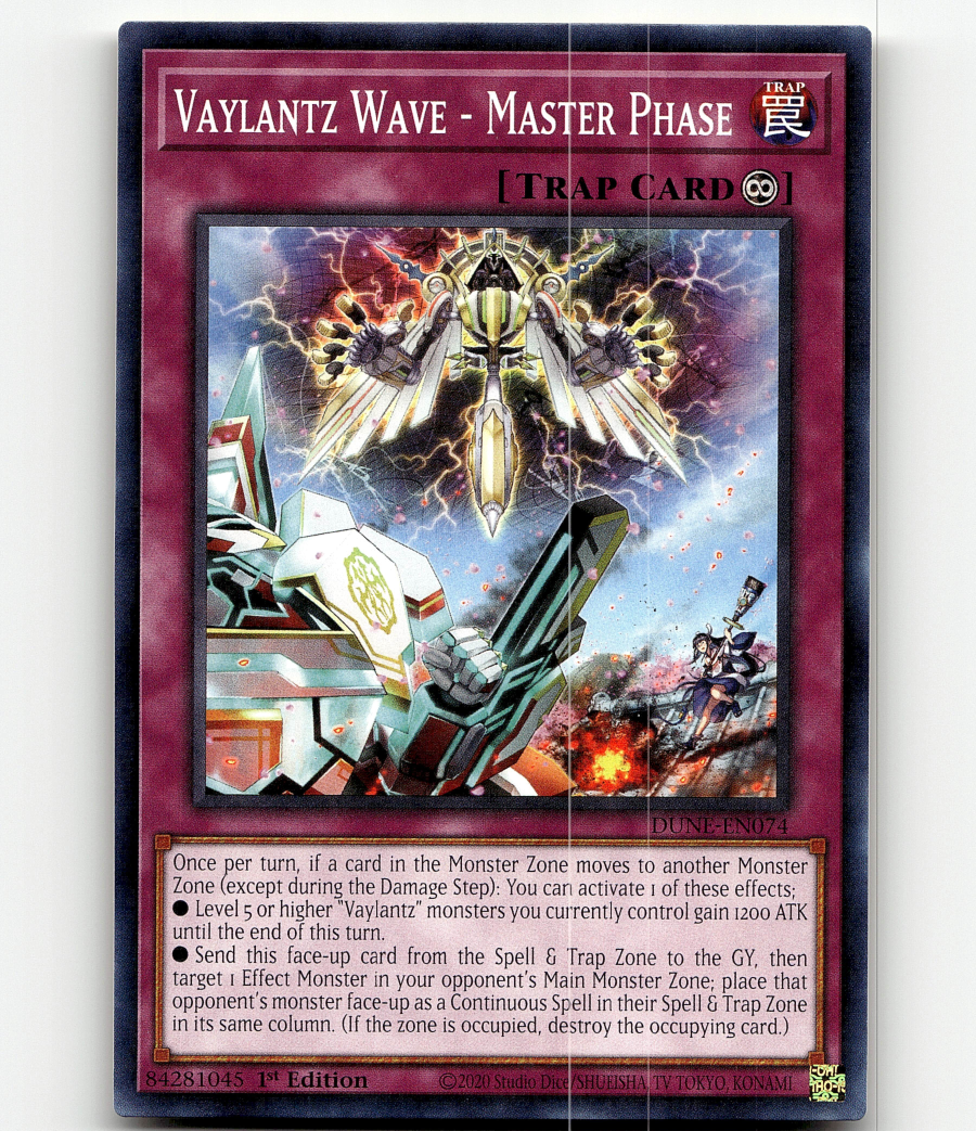 Yugioh - Vaylantz Wave - Master Phase - Duelist Nexus - Common | eBay
