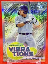 Jasson Dominguez 2022 Bowman Baseball Virtuosic Vibrations #VV-4 Yankees 🔥🔥🔥
