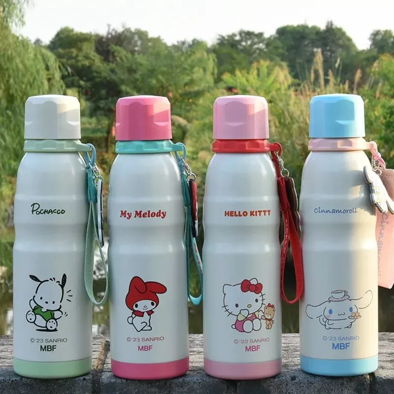 Sanrio Hello Kitty Water Cup My Melody Thermos Cups Sippy Juice Cup Water  Bottle