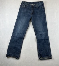 Flypaper Jeans Mens 34x34 Bootcut Cowboy Western Flap Pocket Fits 33x31.5