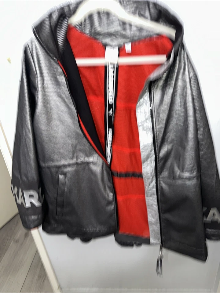 PUMA x KARL LAGERFELD Outerwear Womens Windbreaker Size X-LARGE - Image 2 of 4