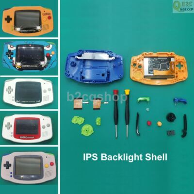 IPS Display LCD Backlight Kit Pre install Shell 720x480 for GBA GameBoy Advance