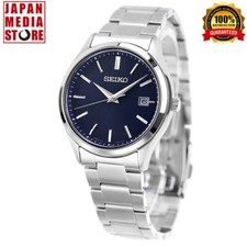 Seiko Selection SBPX145 Blue Dial Solar Sapphire Stainless Steel Men Watch NEW