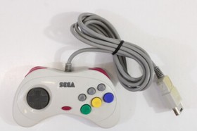Official Sega Saturn White Controller Slight Discoloration Works HSS-0101 OEM SS