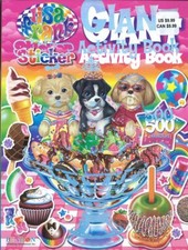 Lisa Frank - 500 Sticker Activity Book for Children Kids Girls