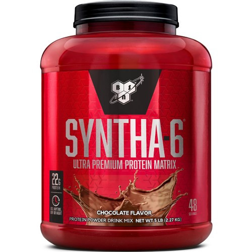 Proteína en polvo BSN Syntha 6 sabor a chocolate 48 porciones, 2,27 kg, 1EA