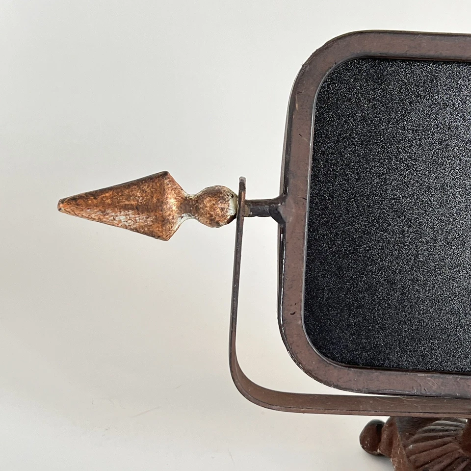 Tabletop Chalkboard Sign Rustic Metal Frame Countertop Message Board Note Clip - Image 3 of 4