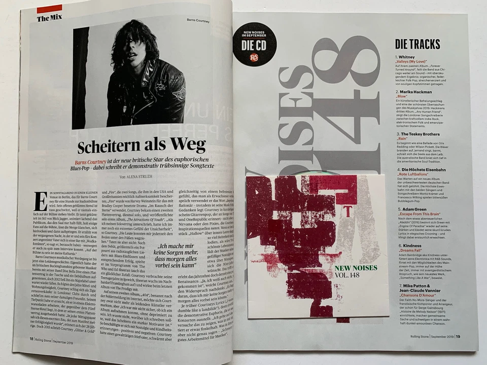 BILLIE EILISH / BRUCE SPRINGSTEEN / PRINCE GERMAN ROLLING STONE MAGAZINE 9/2019 - Image 3 of 4