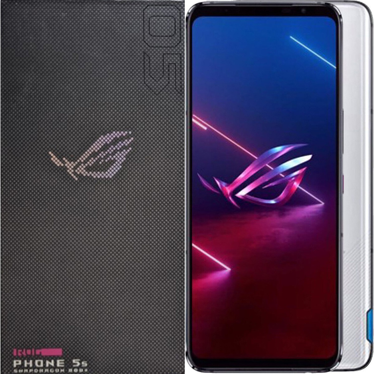 BNIB Asus ROG Phone 5s 5G Phantom White 128GB + 12GB Dual-SIM 