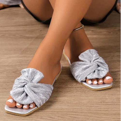 Summer Woman Slippers Casual Slides Ladies Flat Shoes Peep Toe Beach Sandals - Picture 12 of 23