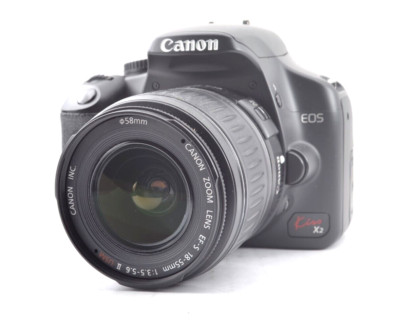 良品Canon EOS Kiss X2 18-55 3.5-5.6 II USM Top Mint】CANON EOS Kiss X2 + EF-S 18-55mm f/3.5-5.6 Ⅱ USM From