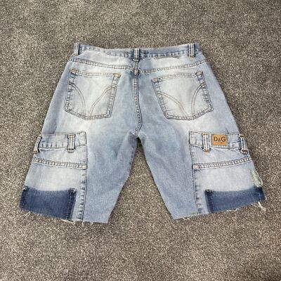Y2K vintage Dolce & Gabbana denim shorts jorts | eBay