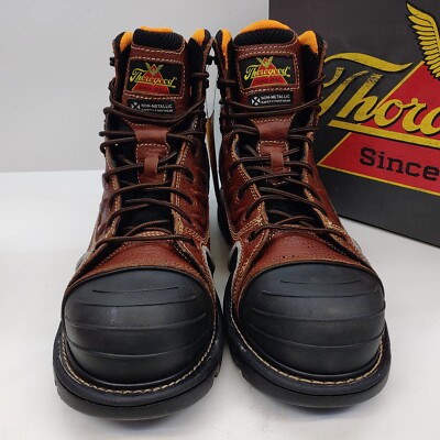 Thorogood Men s 9 Logger Waterproof Brown Boots - 8 5D