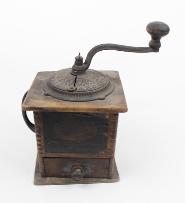1800's Antique Imperial Arcade Manufacturing Coffee Mill Grinder #707 Crank 