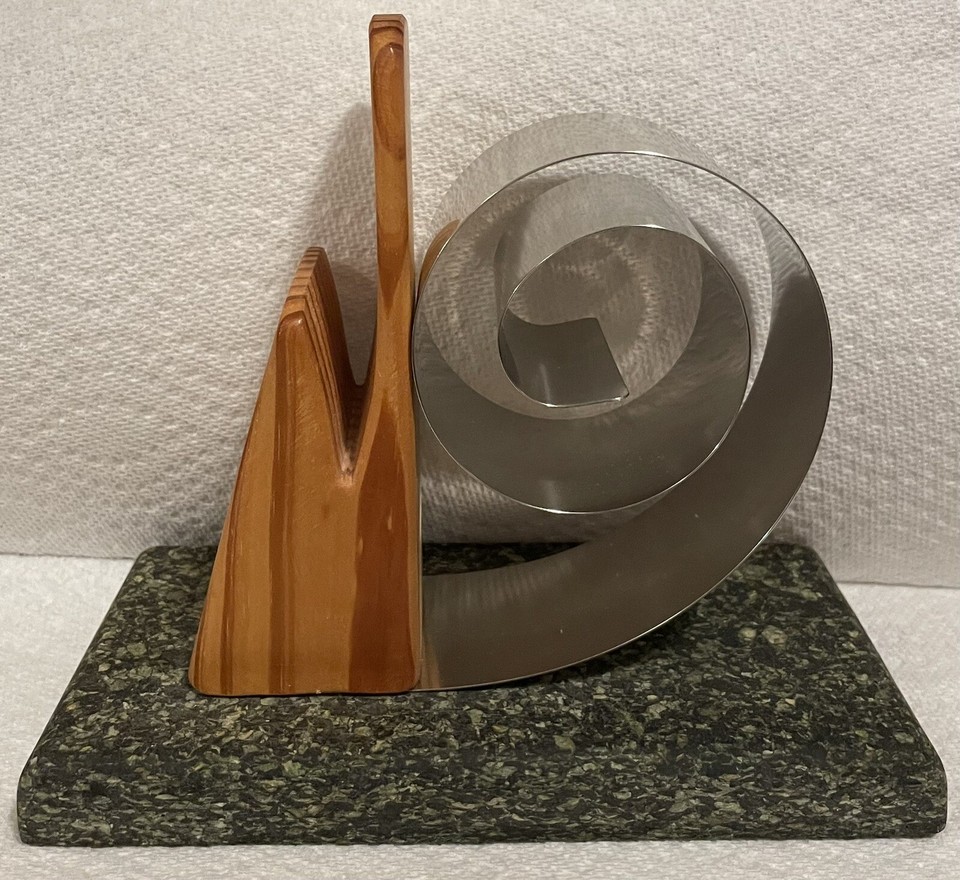 Fred Farr Art Deco letter holder in excellent condition — sculptural, architectural, and impossible to find new.