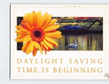 Postcard Daylight Saving Time Is Beginning