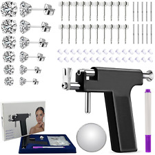 Ear Piercing Gun Kit,Ear Nose Navel Body Hole Piercing Machine, Professional Too