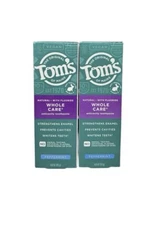 Tom’s The Original Whole Care PEPPERMINT 4 Oz X 2 EXP 12/25+