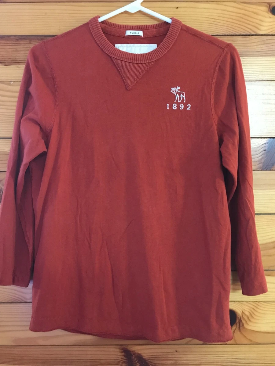 boys burnt orange shirt