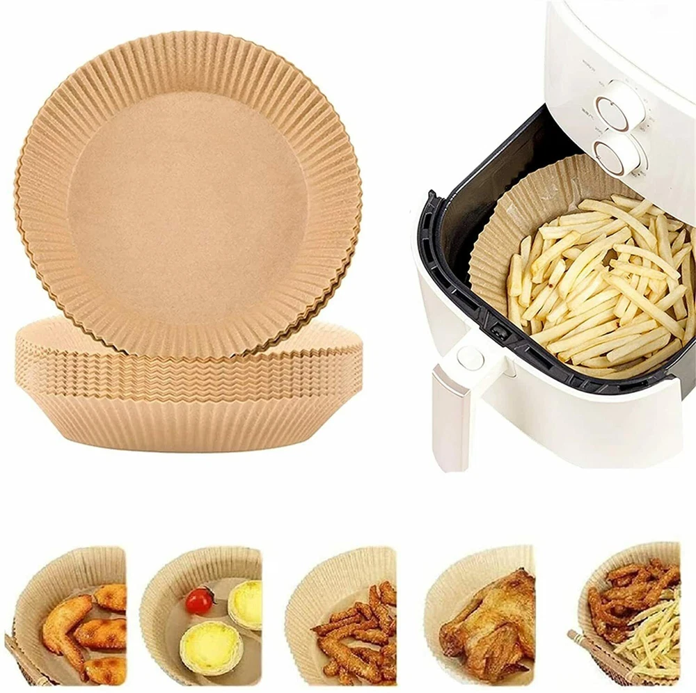 Air Fryer Silicone Pot Basket Liners Non-Stick Safe Oven Baking Tray Accessories Air Fryer Silicone Pot Basket Liners Non-Stick Safe Oven Baking Tray Accessories