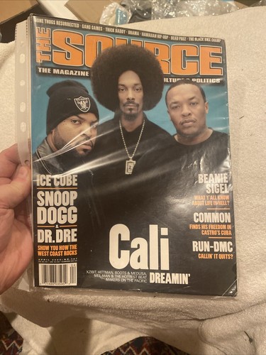 The Source Magazine Snoop Dogg Dr Dre Ice Cube Cali Dreamin April 2000 ...