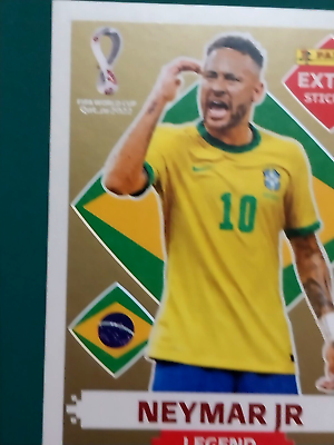 PANINI Extra Sticker Qatar 2022 #D14 NEYMAR JR. Brazil LEGEND