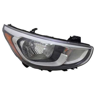 Passenger Side Standard Type Headlight For 2015-2017 Hyundai Accent