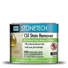 STONETECH Oil Stain Remover for Natural Stone 3 Fl Oz Easy Apply Removes Stains