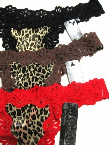 Calcinha feminina de náilon com estampa de animais Rampage