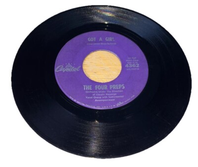 The Four Preps   Got A Girl / Here It From Me - 7'' Capitol Records (box23)