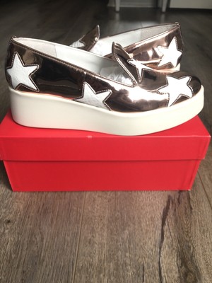 rose gold star sneakers