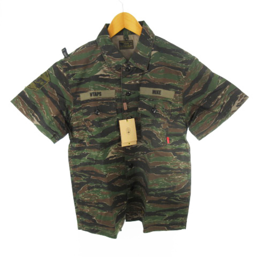 Double Taps WTAPS BUDS SS 02 SHIRT TIGER STRIPE SHORT SLEEVE NON 