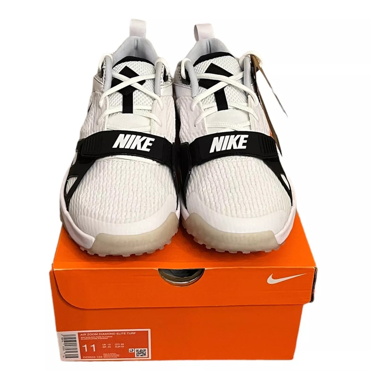 Nike Air Zoom Diamond Elite Turf Sizes 6-13 Men's Baseball Shoes