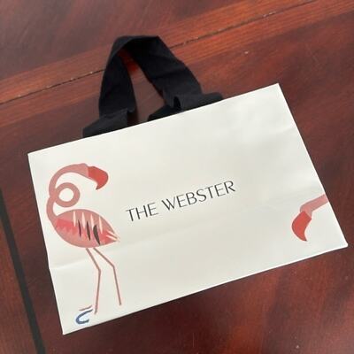 New The Webster Small Shopping Bag Tropical Flamingo