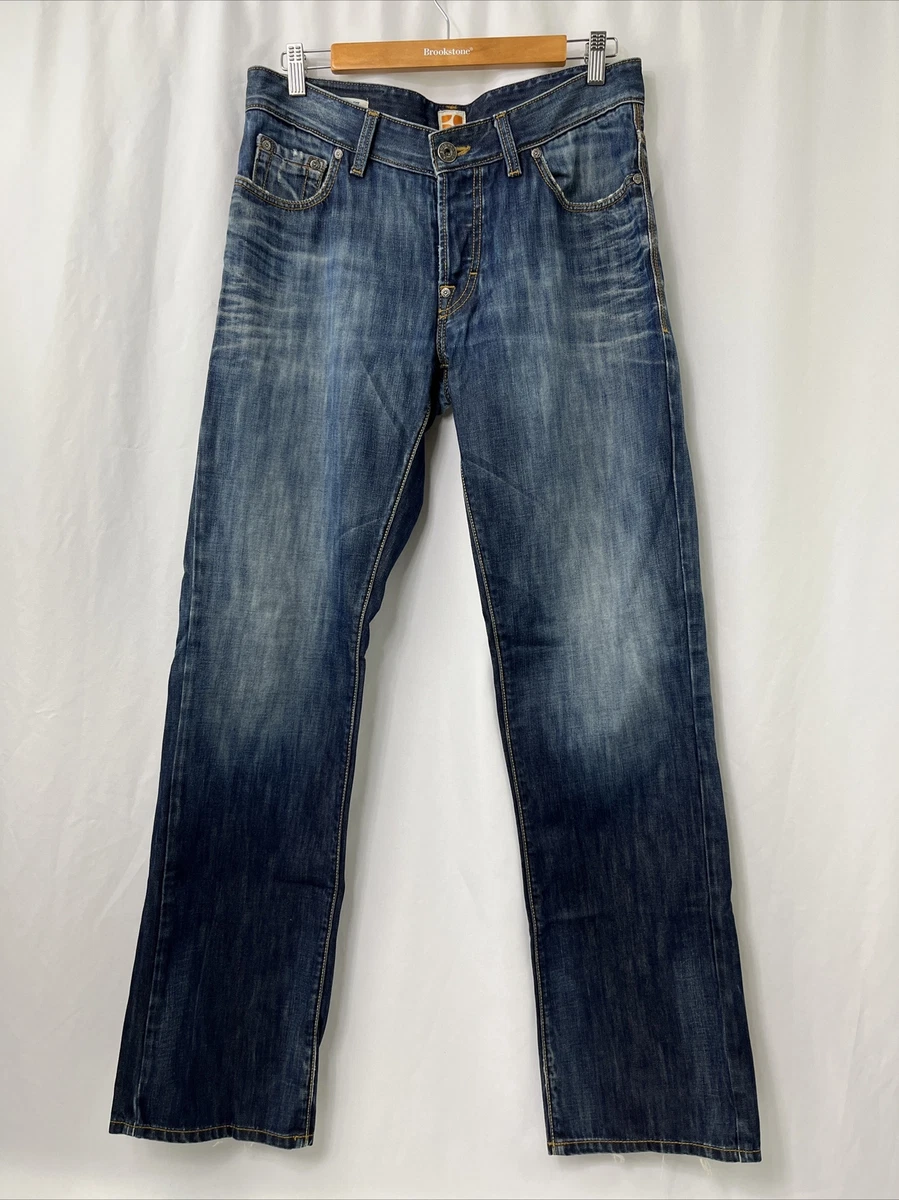 Hugo boss on sale distressed jeans
