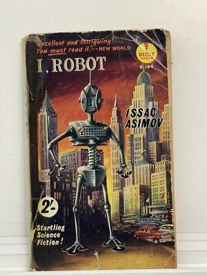 I, Robot by Isaac Asimov Vintage 1950 First UK Edition Science Fiction Paperback