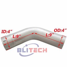 Exhaust Pipe Aluminized 45 Degree Exhaust Elbow 4 Idod X 9 Arms Truck Tube Us