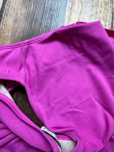 Tea Collection Girls Ruffle Swim Bottoms Pink Size 7 - Picture 5 of 5