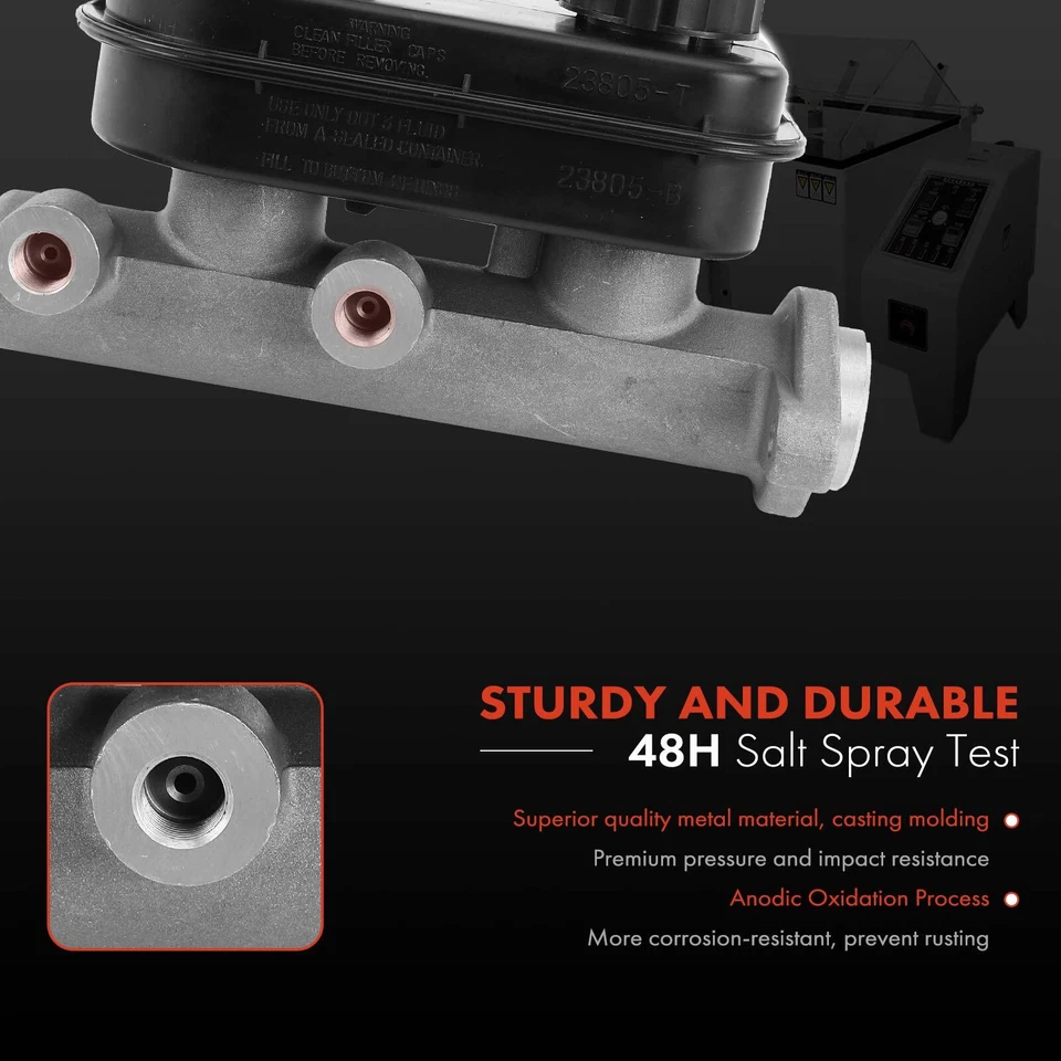 Cilindro maestro de freno con depósito para Dodge B100 B200 B300 D150 D250 Plymouth Foto 2 de 4