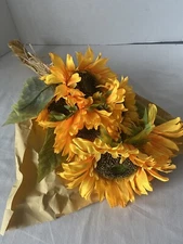 Artificial Large Sunflowers Bouquet Fake Silk Flowers Home Office Party Decor