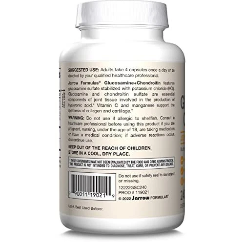 Glucosamine + Chondroitin, Joint Health Support, 240 Capsules - Изображение 2 из 4