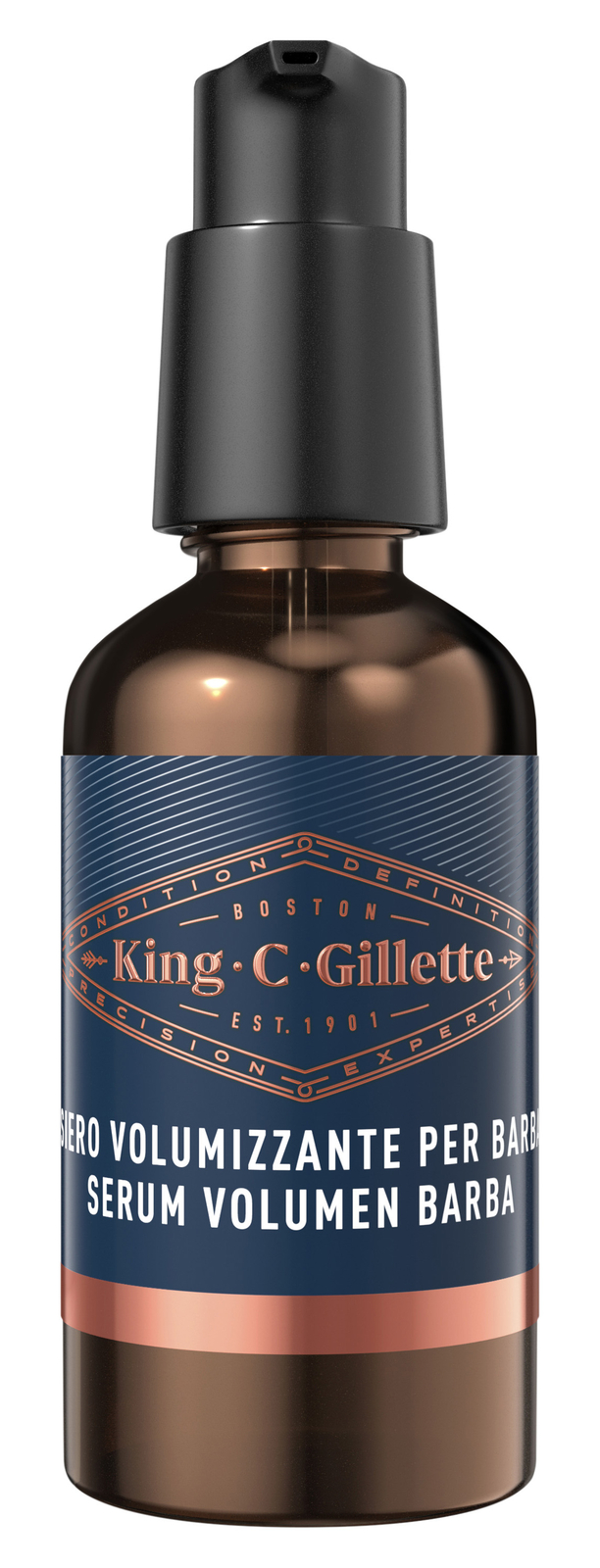 Gillette King C Beard Serum 50 Ml. Made In Italy