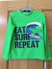New Carter's Surf Rash Guard Top Swimsuit UPF 50 many sizes Green