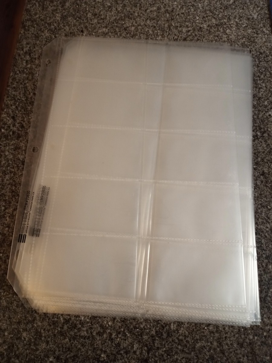 Business Card Holder 3 Ring Binder Pages | eBay Business Card Holder 3 Ring Binder Pages | eBay