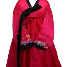 Traditional Women's Embroidered Hanbok - Size 55-66, 155-160cm