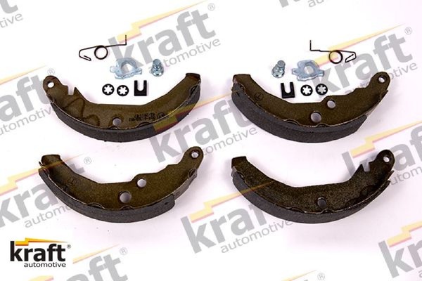 Kraft 6022020 Bremsbackensatz 4 Bremsbacken Trommelbremse FüR Ford-image