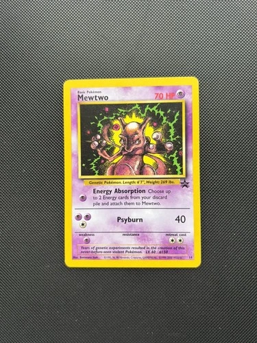 Pokemon Card Black Star Promo Mewtwo 14 WOTC