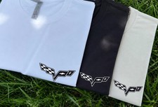 Corvette Flags T-Shirt Unisex C1 C2 C3 C4 C5 C6 C7 Z06 ZR1 Stingray Grandsport